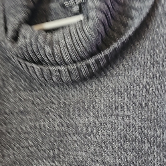 Hilary Radley Dark Gray Cowl Neck Sweater - Picture 3 of 5